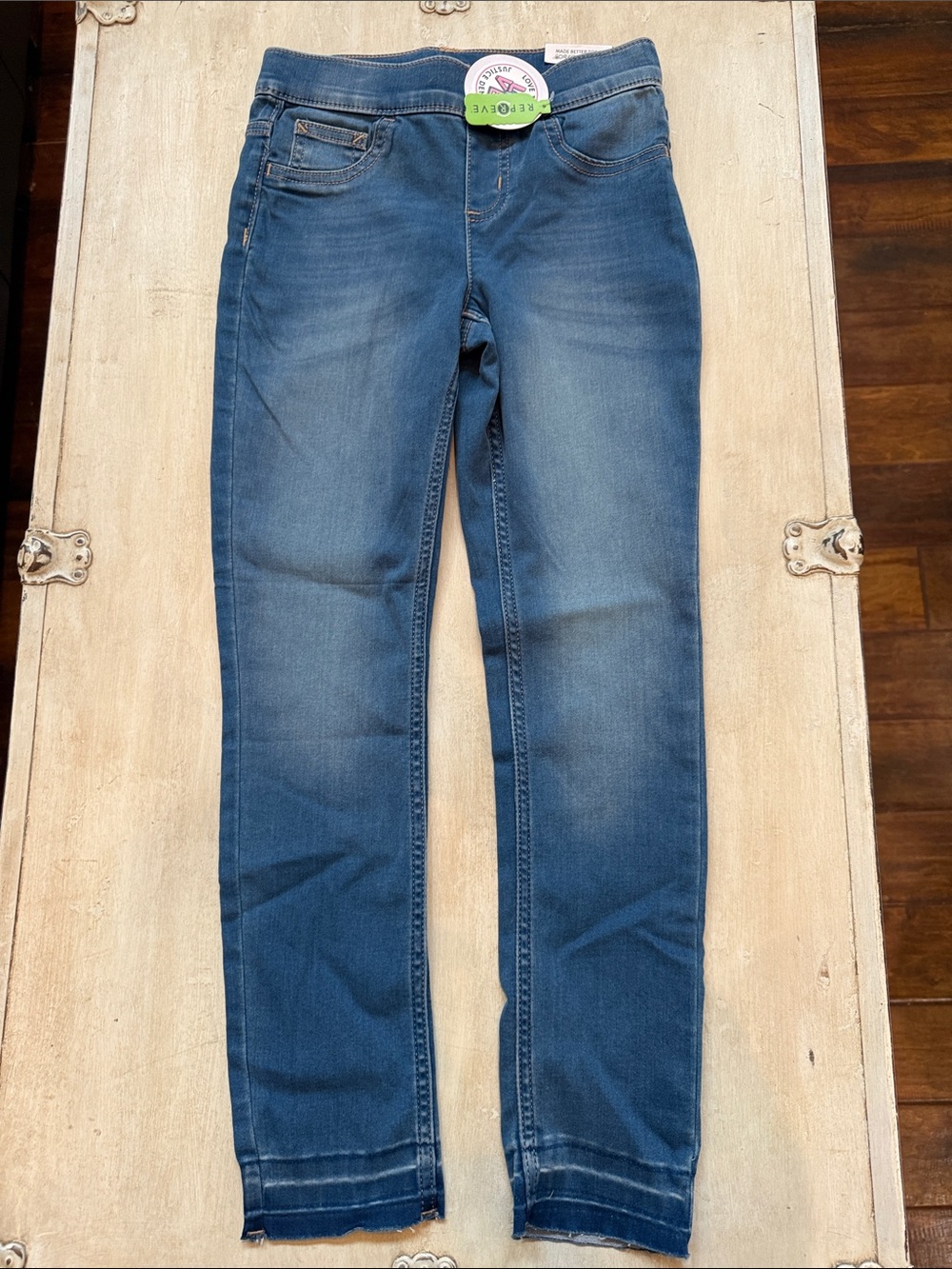 Justice Girls Blue Slim Stretch Jeans